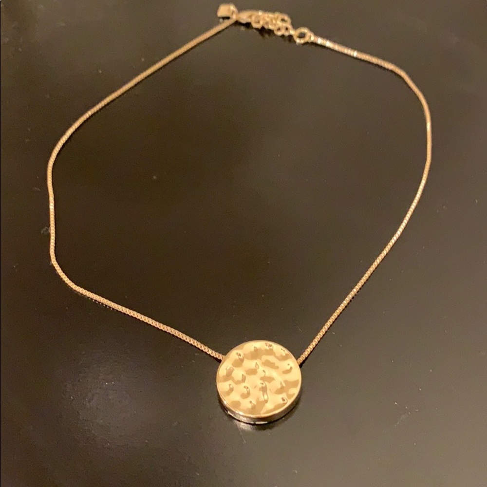 Banana Republic Hammer Gold Necklace